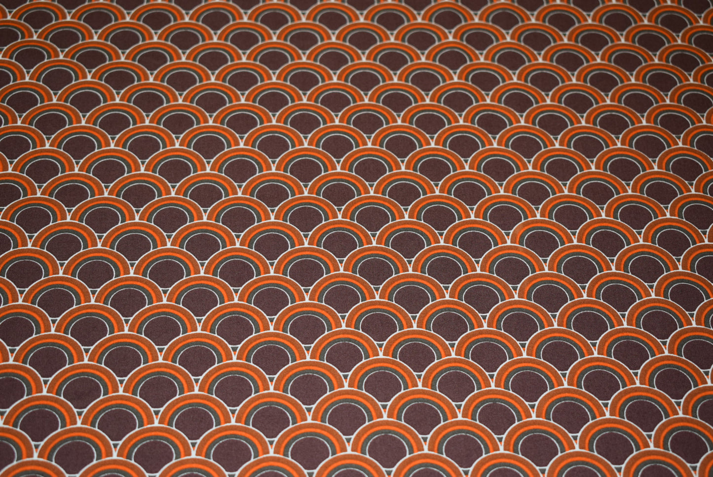 Retro Ring Print - Brown