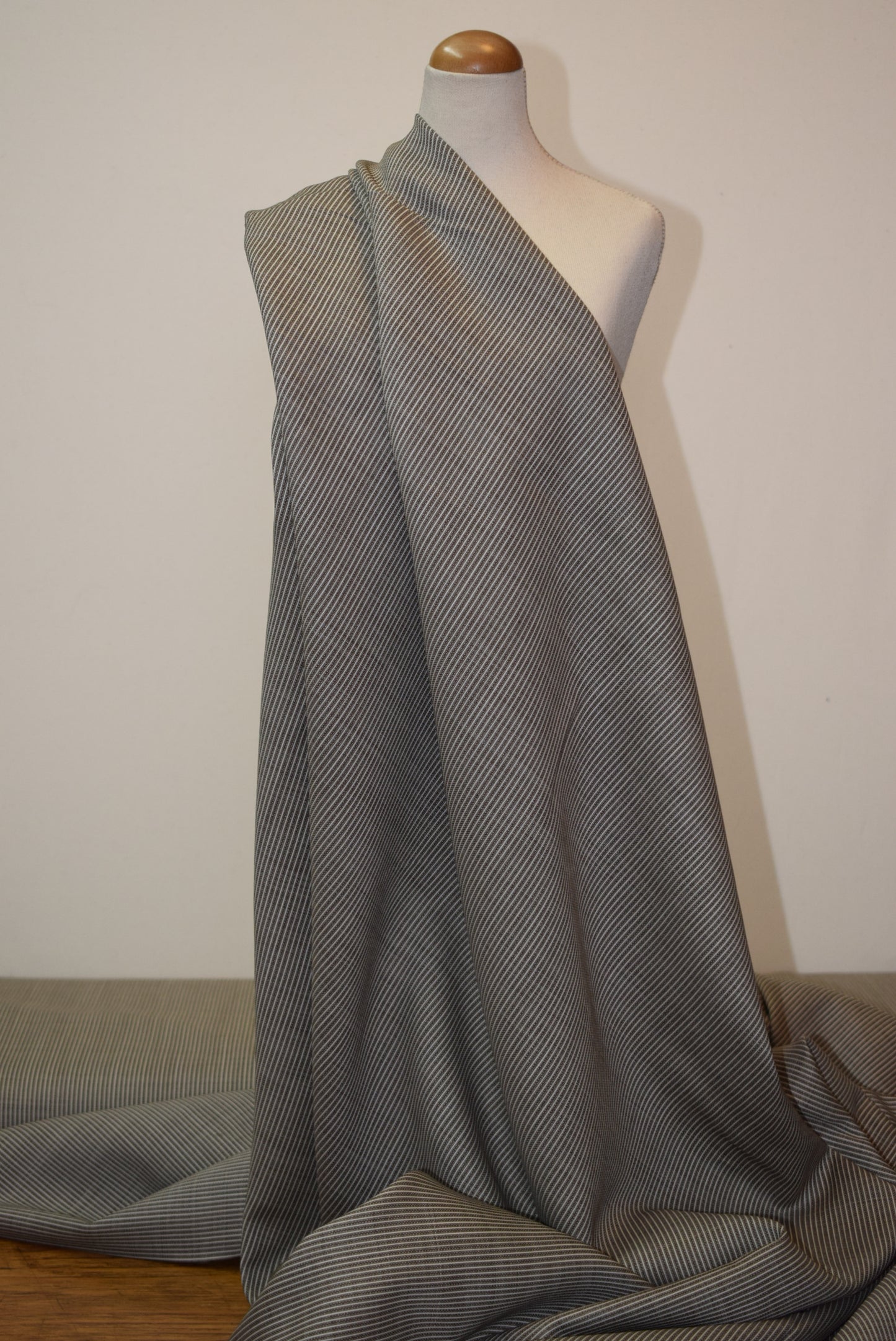 'Humbug' Stripe Fine Suiting