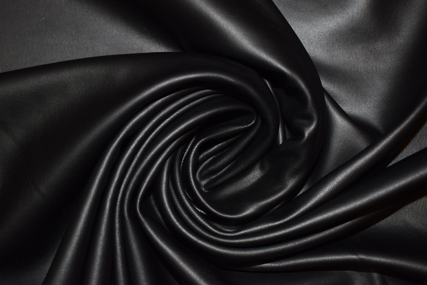 Leather Look Jersey - Black
