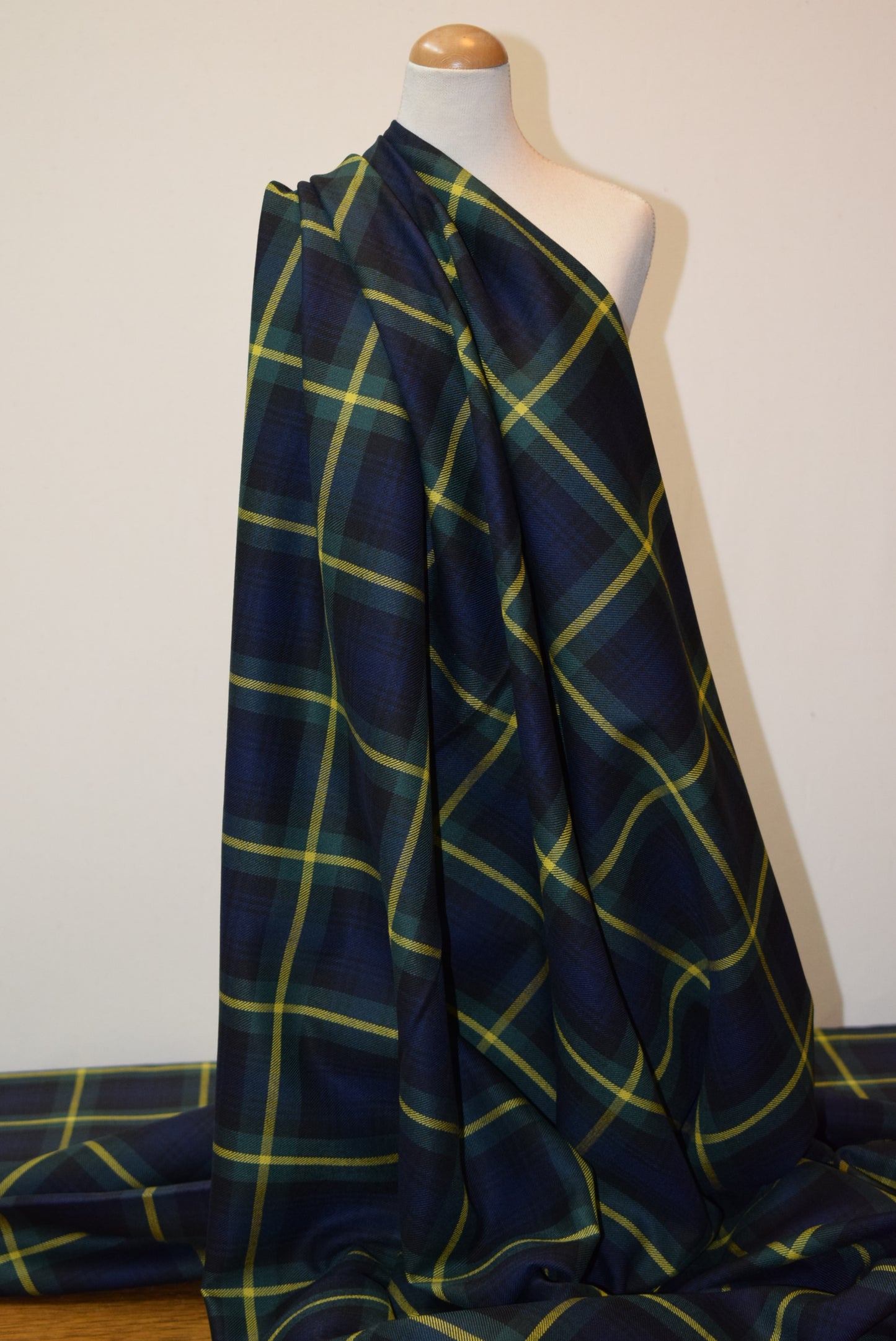 Gold/Blue/Green Tartan