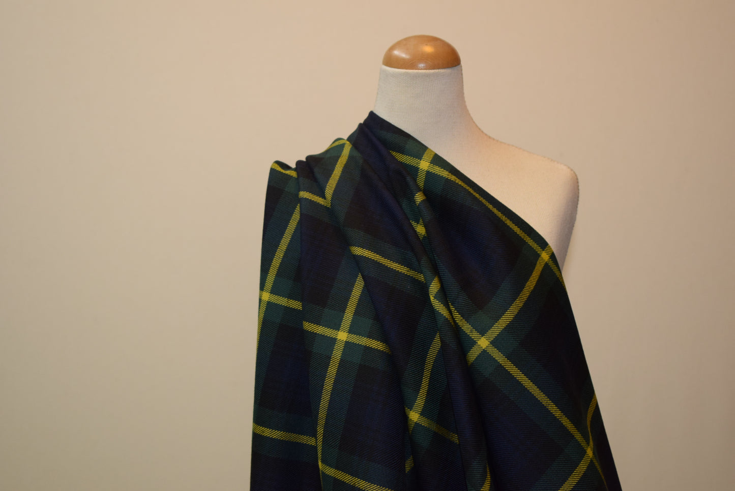 Gold/Blue/Green Tartan