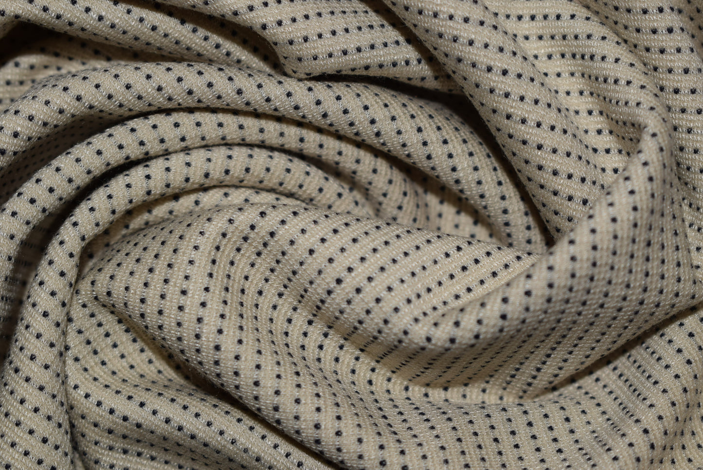 Ecru 2-Way Jersey/Black Spot