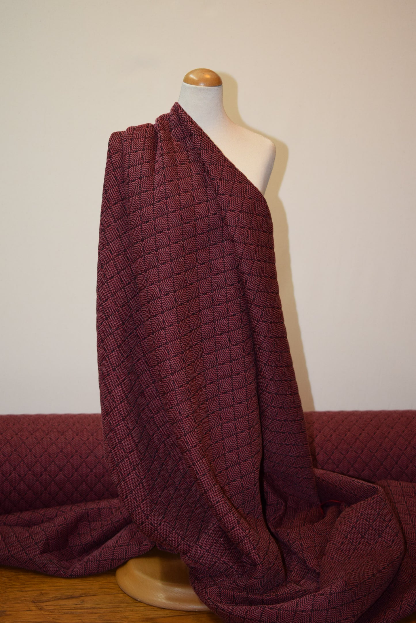 'Quilted' Jacquard Jersey
