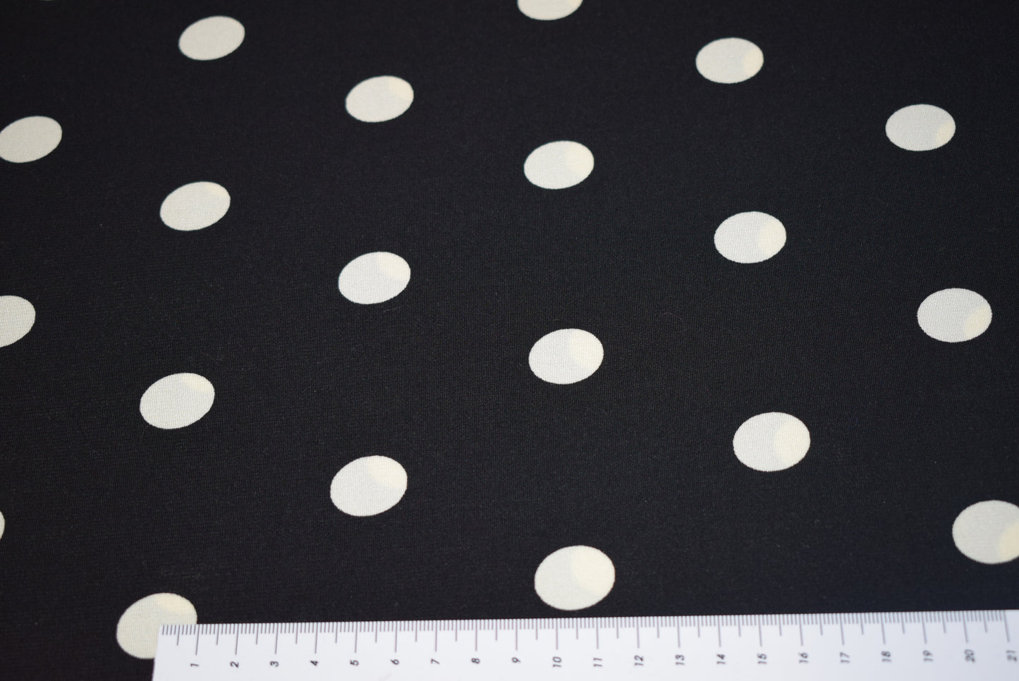 Black & White Spot (Larger) Fine Knit