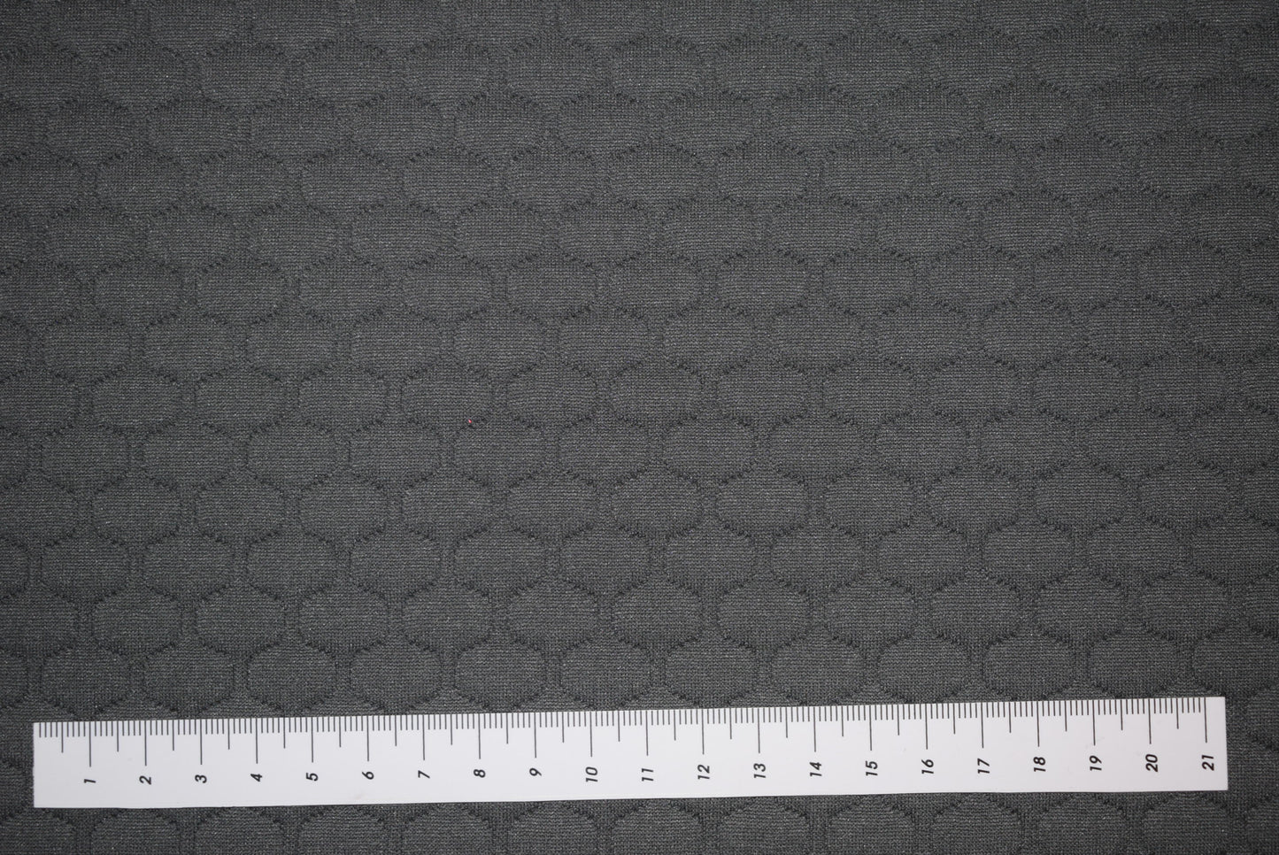Quilt Effect Jersey - Black
