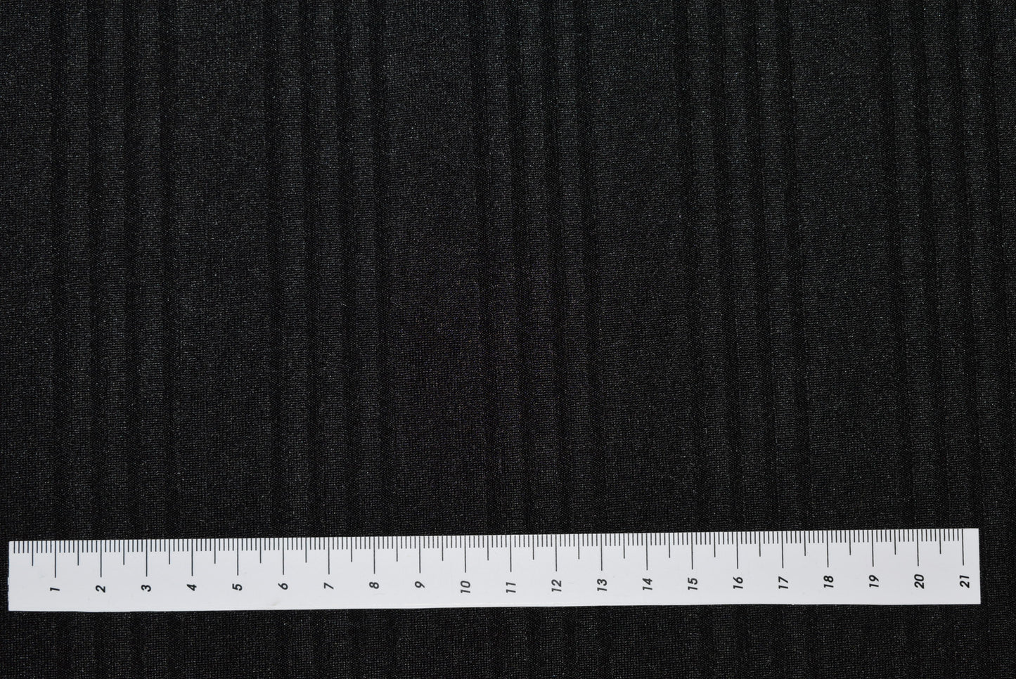 Black Ribbed Jersey - 2-Way