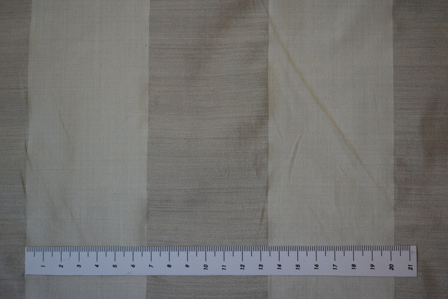 Silk Organza Stripe - Ivory