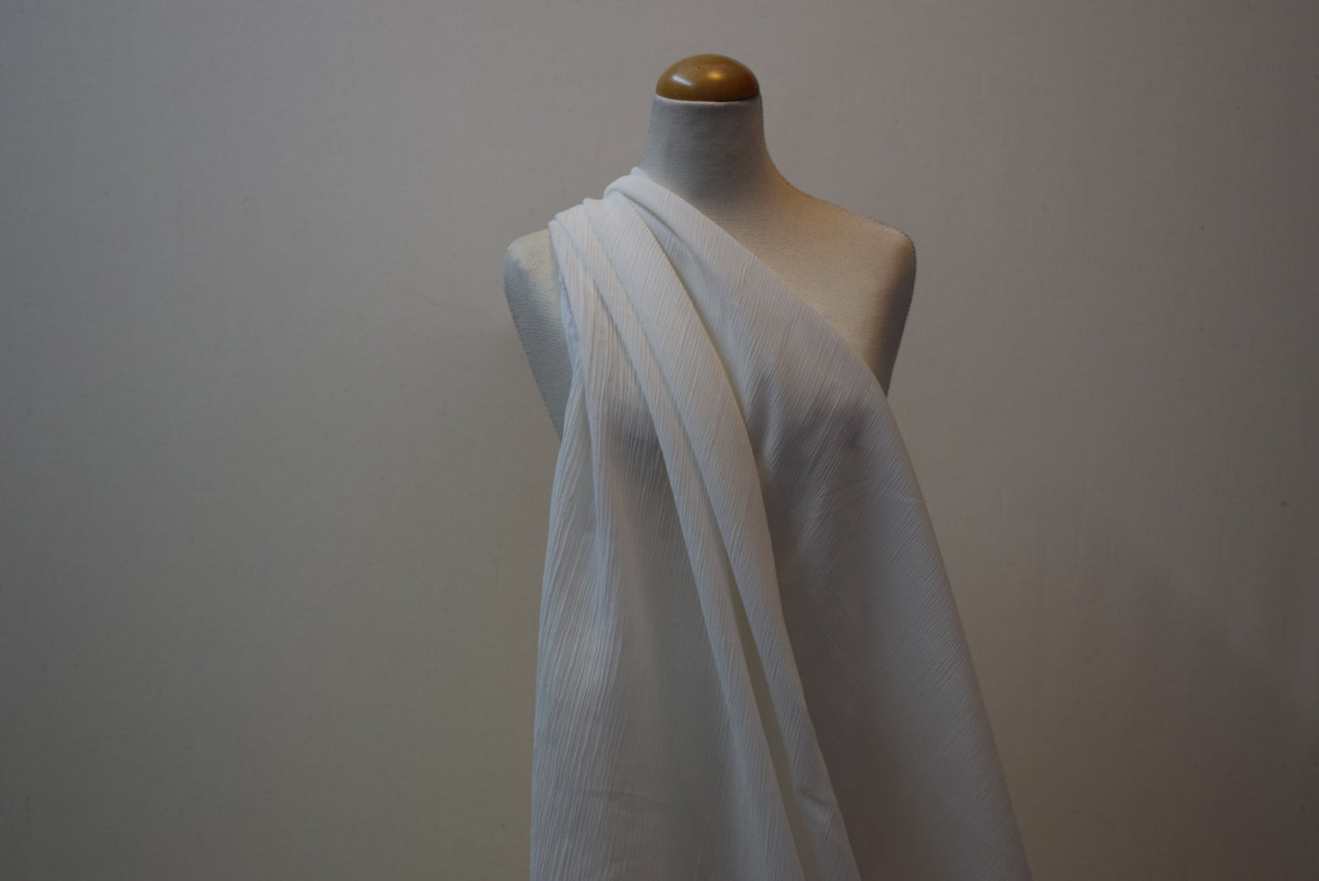 Point D'esprit Crinkle Chiffon