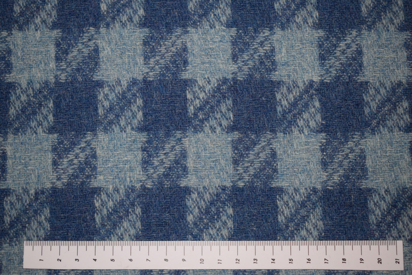 Pale Blue Houndtooth
