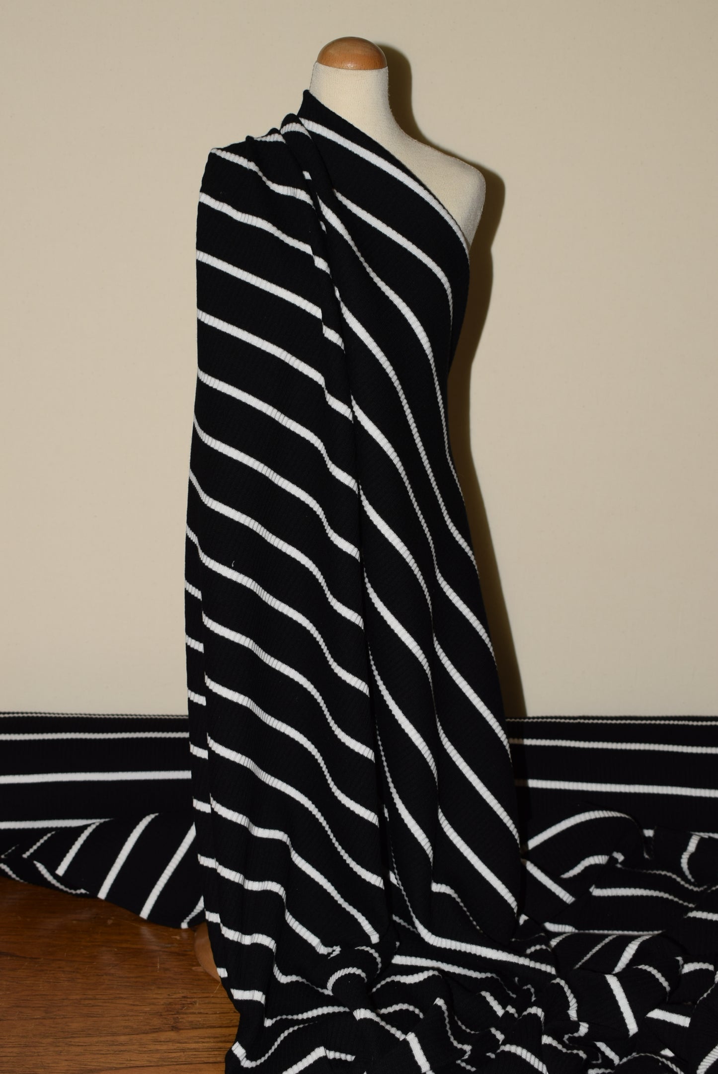Ribbed Jersey Stripe