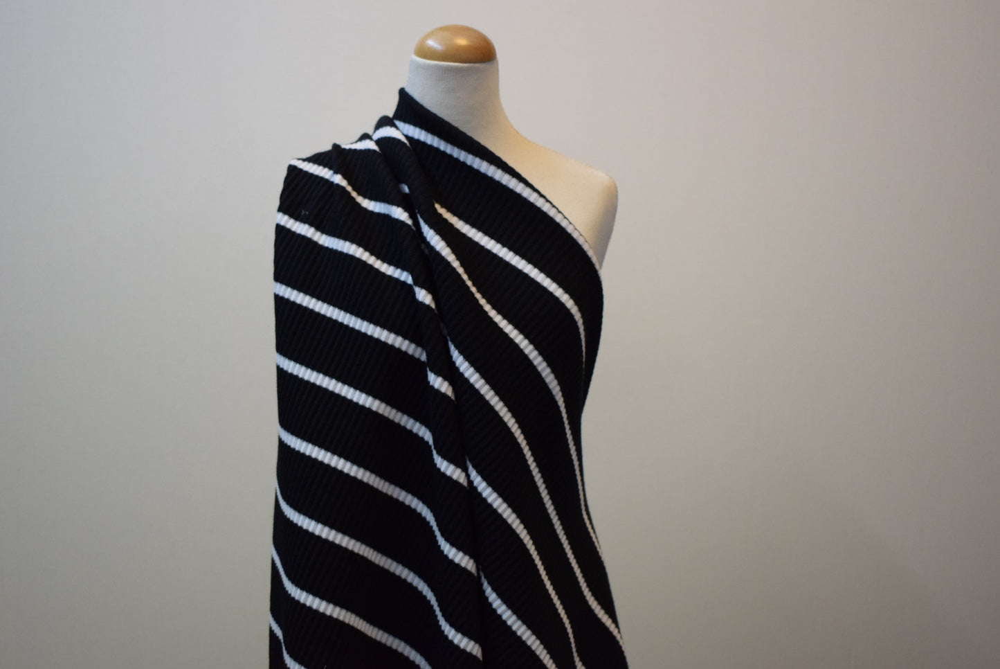 Ribbed Jersey Stripe