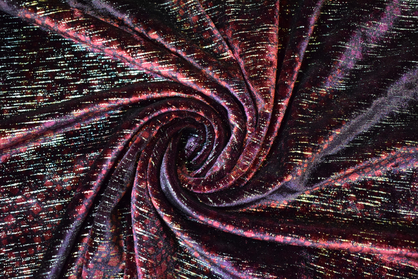 'Celeste' Velour with Metallic