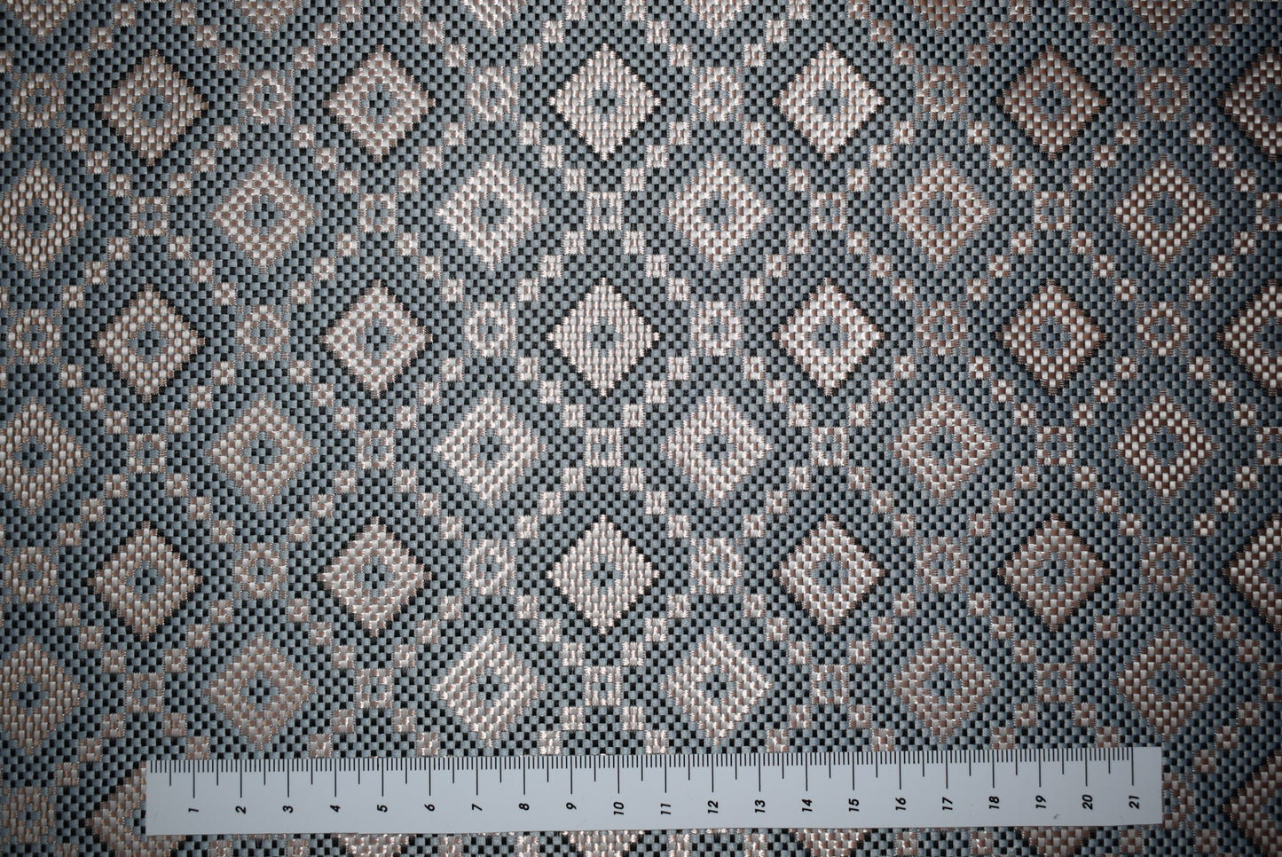 Mosiac Diamond - Pink & Grey