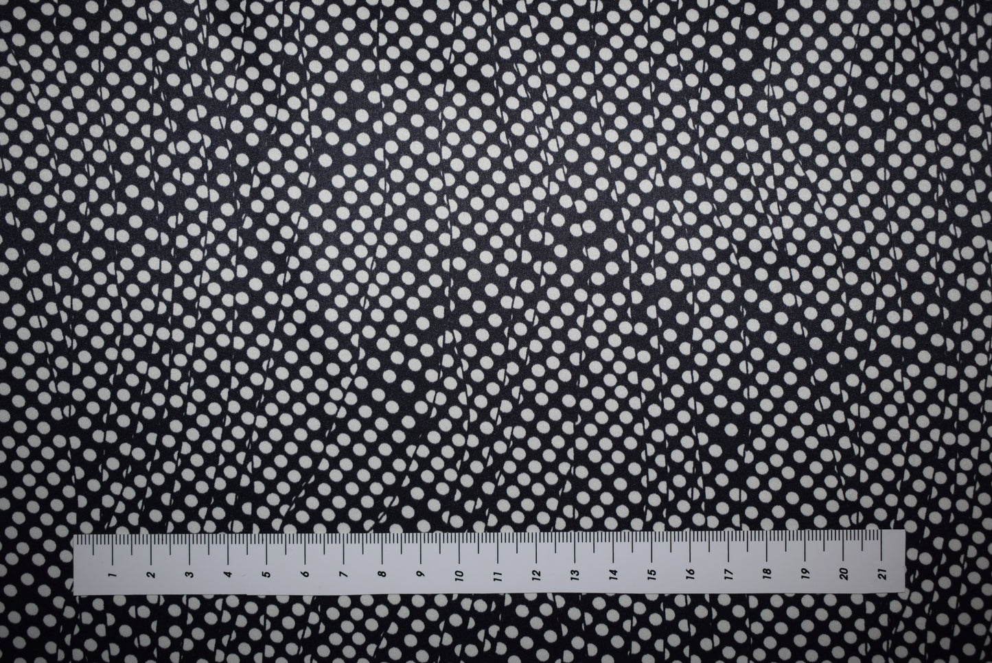 Wave Spot Fine Stretch Satin
