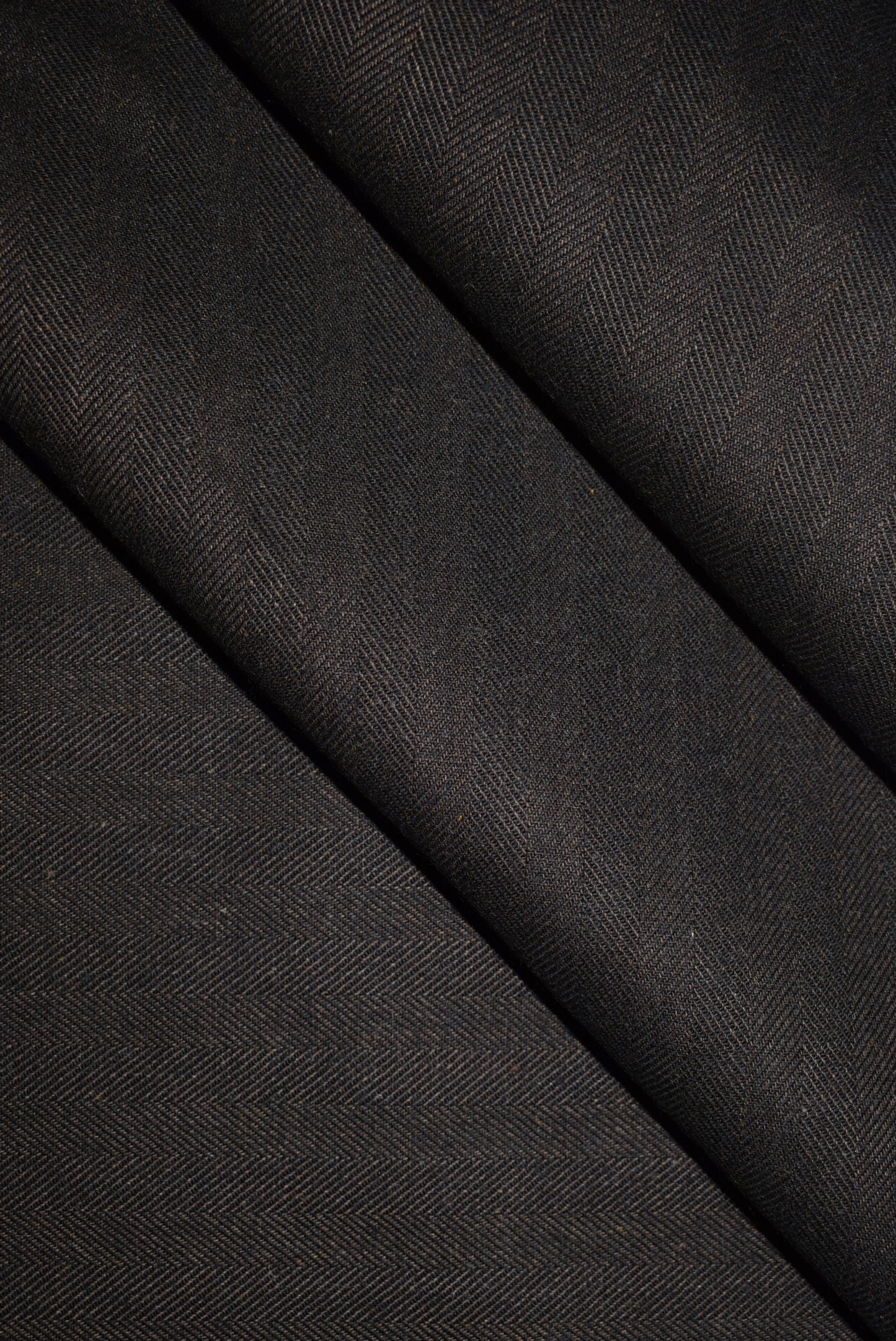 Cocoa Brushed Back Herringbone