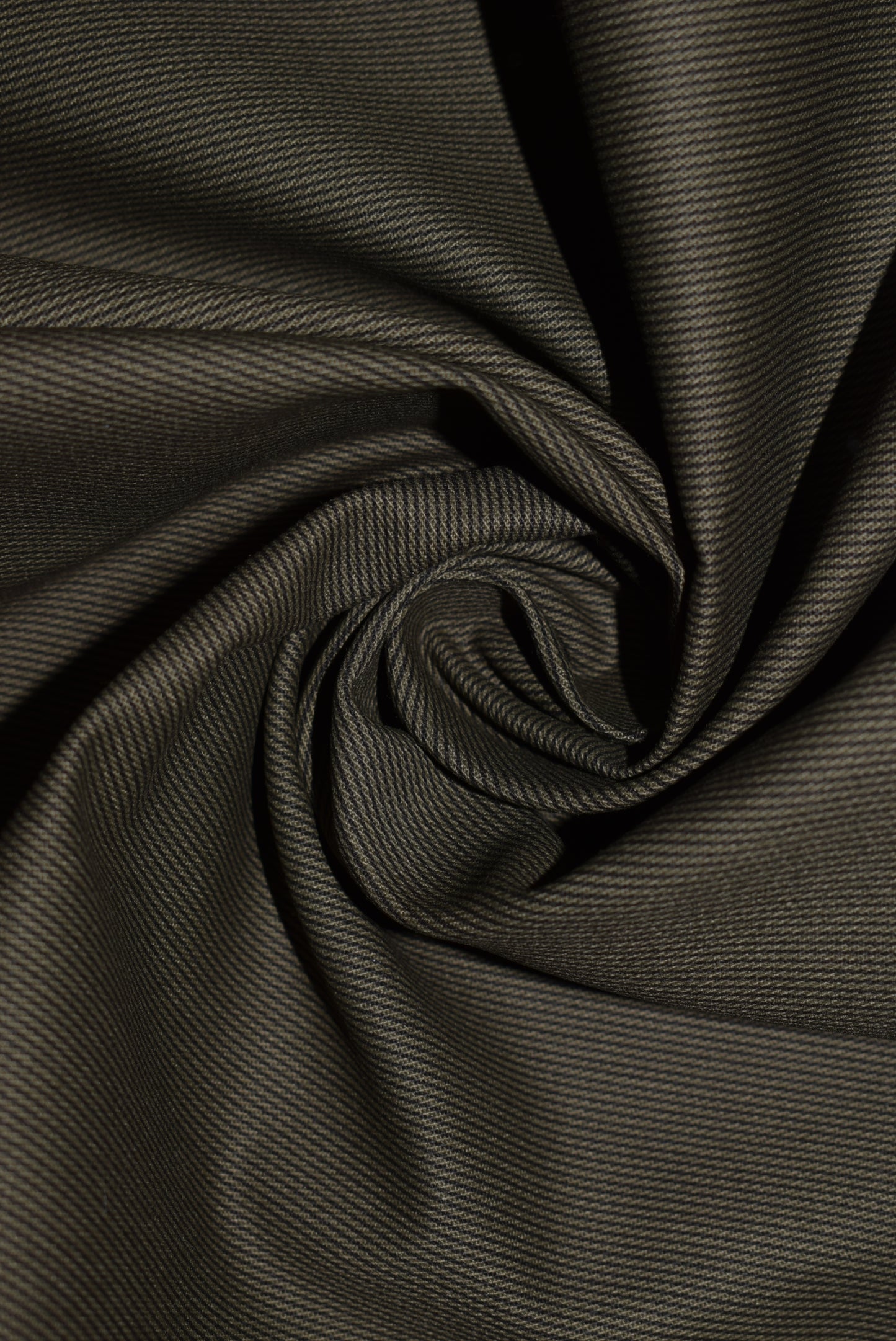 Olive Ribbed Poplin