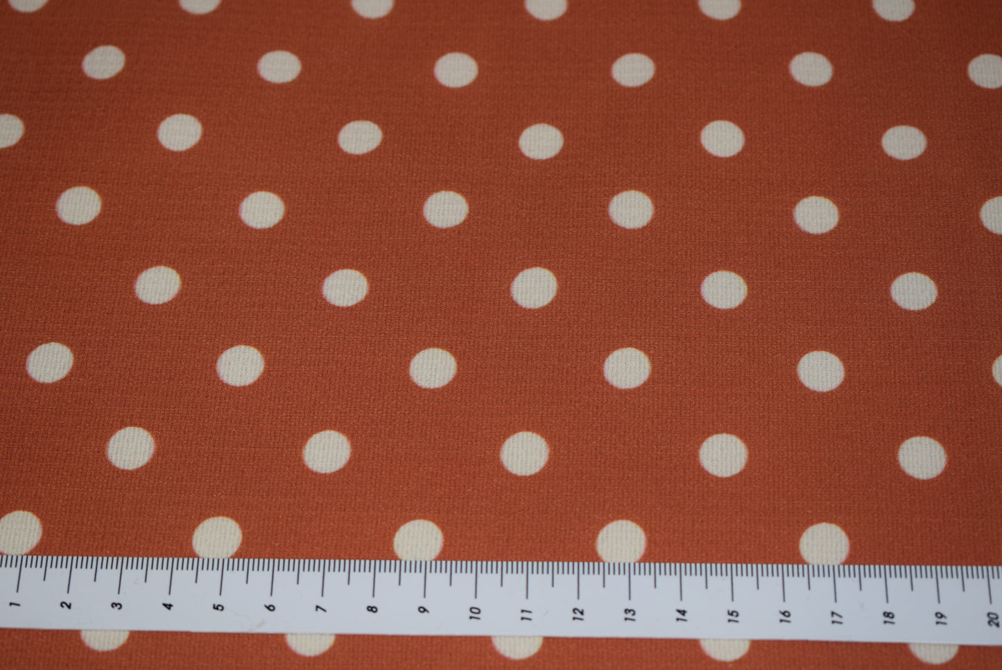 Pumpkin Polka Chirimen Crepe