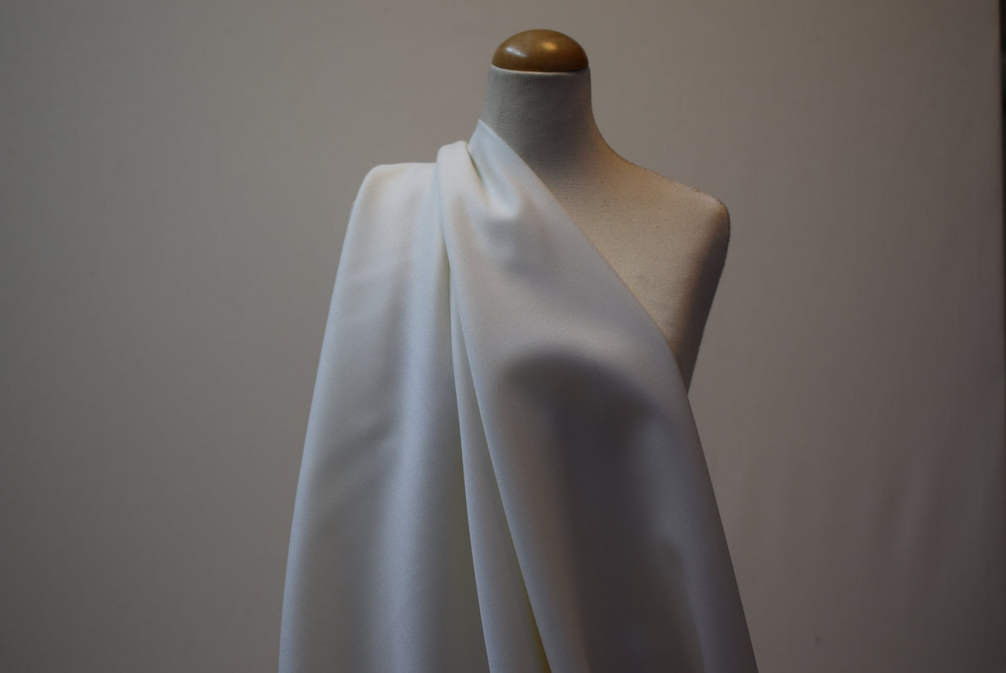 Ivory Sateen Suiting