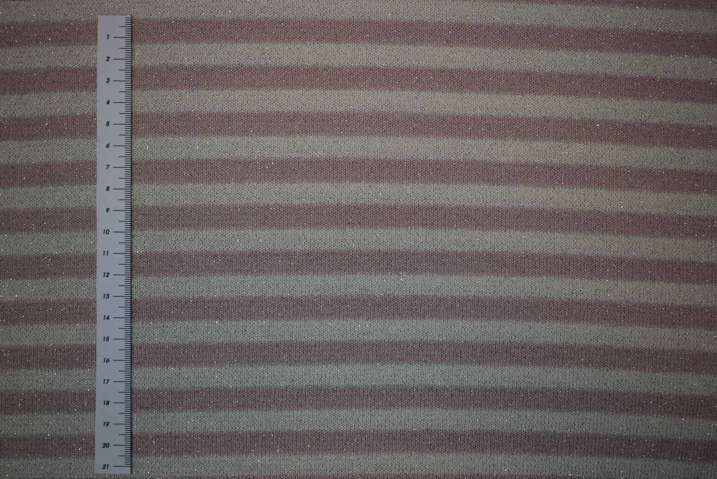 Lurex Stripe Knit - Grey