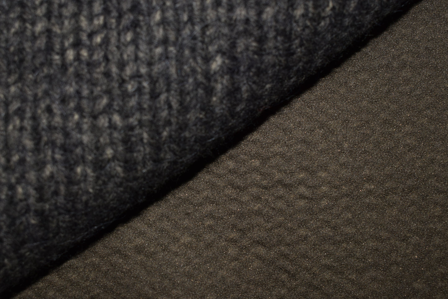 Rib Knit with Liner - Grey