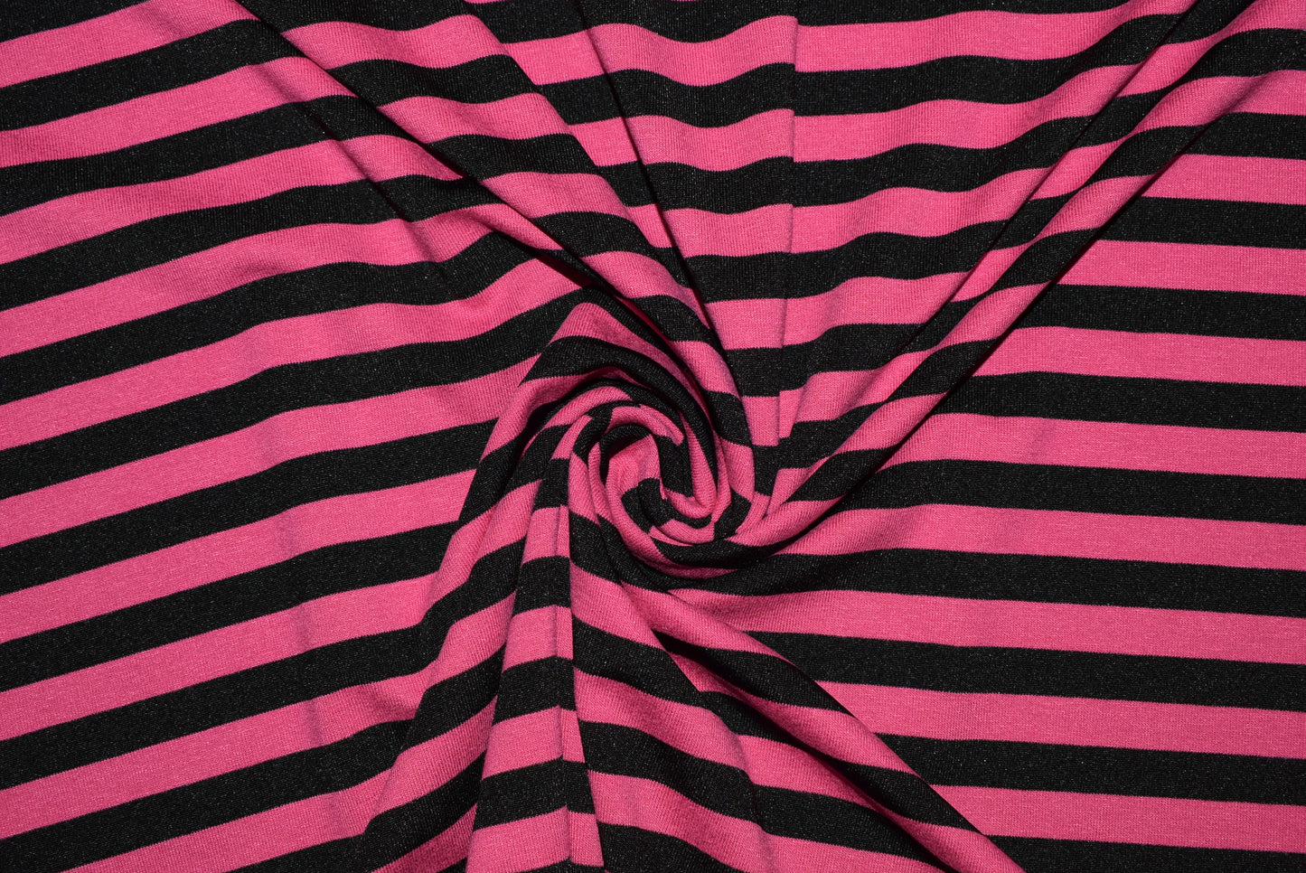 Cerise/Black Striped Jersey