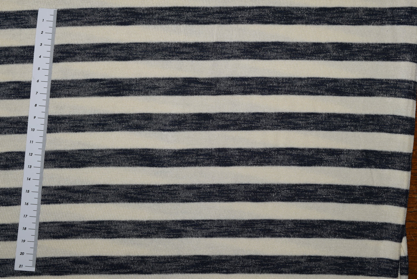 Marl Stripe Fine Jersey