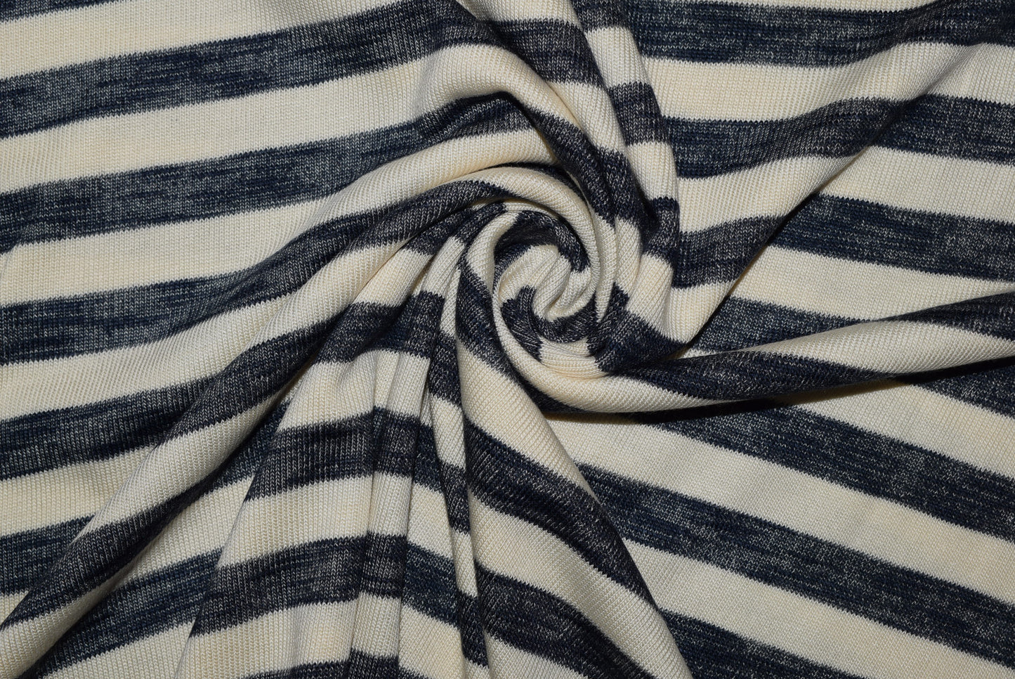 Marl Stripe Fine Jersey