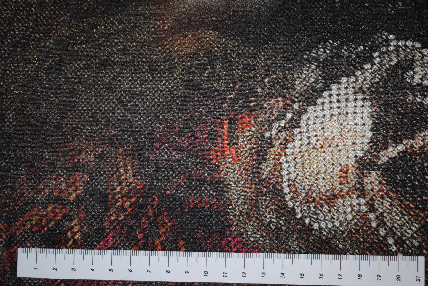 'Lacewing' Digital Rose Knit