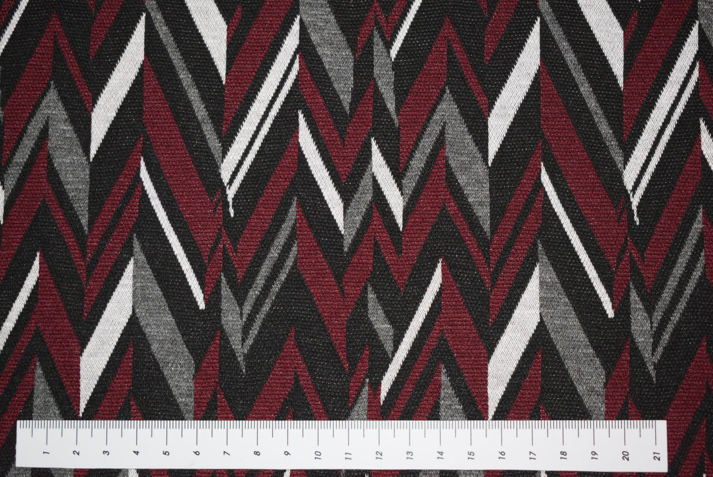 Chevron Stripe Jacquard Jersey