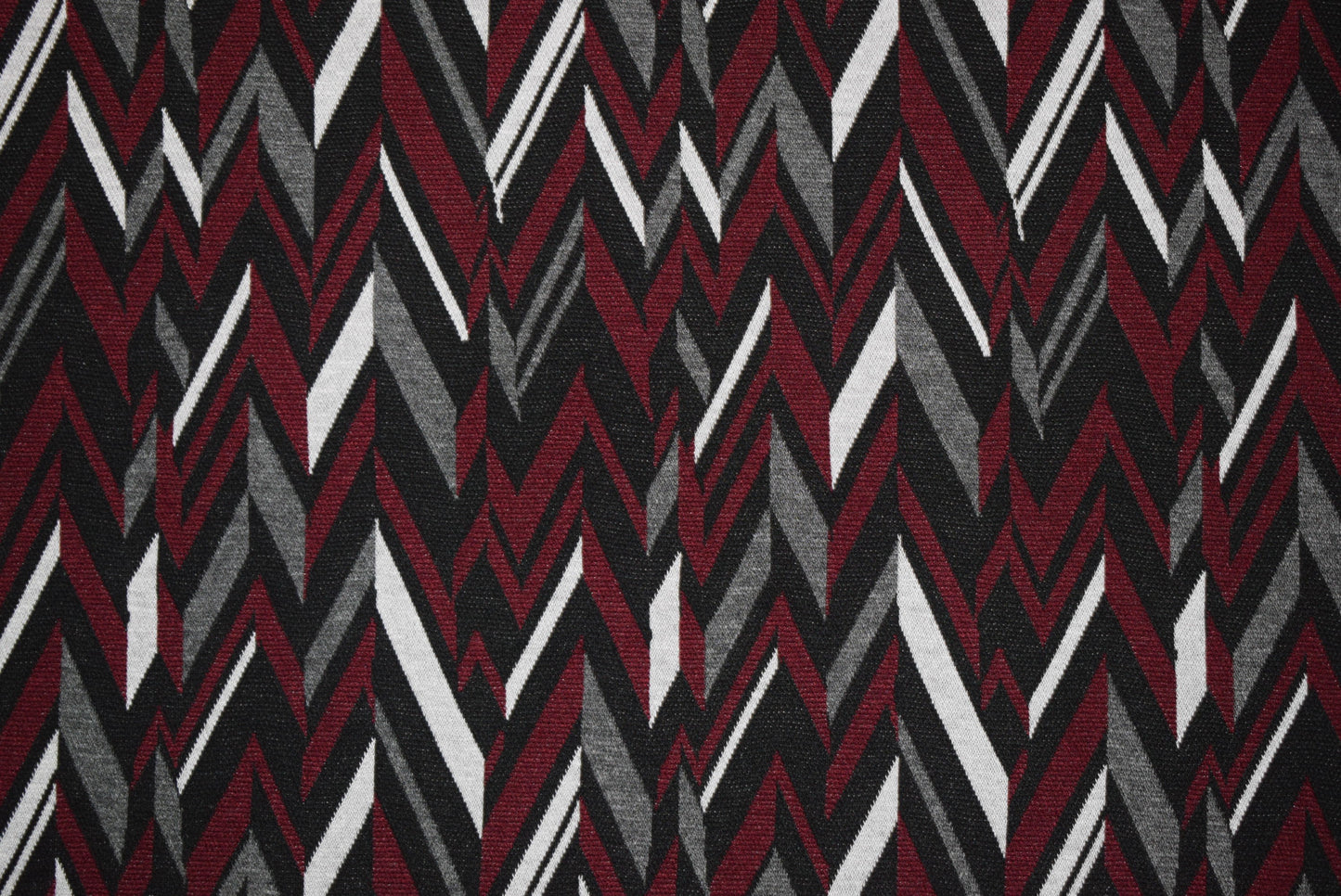 Chevron Stripe Jacquard Jersey