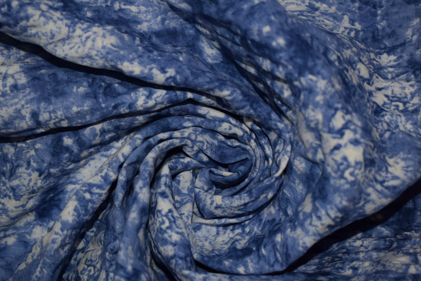 'Tie-Dye' Crinkle - Blue