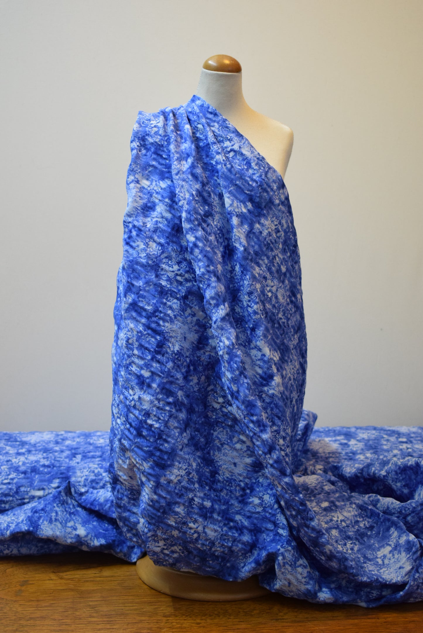 'Tie-Dye' Crinkle - Blue