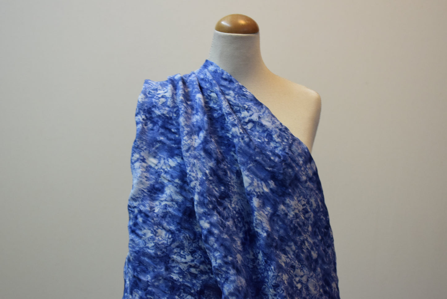 'Tie-Dye' Crinkle - Blue