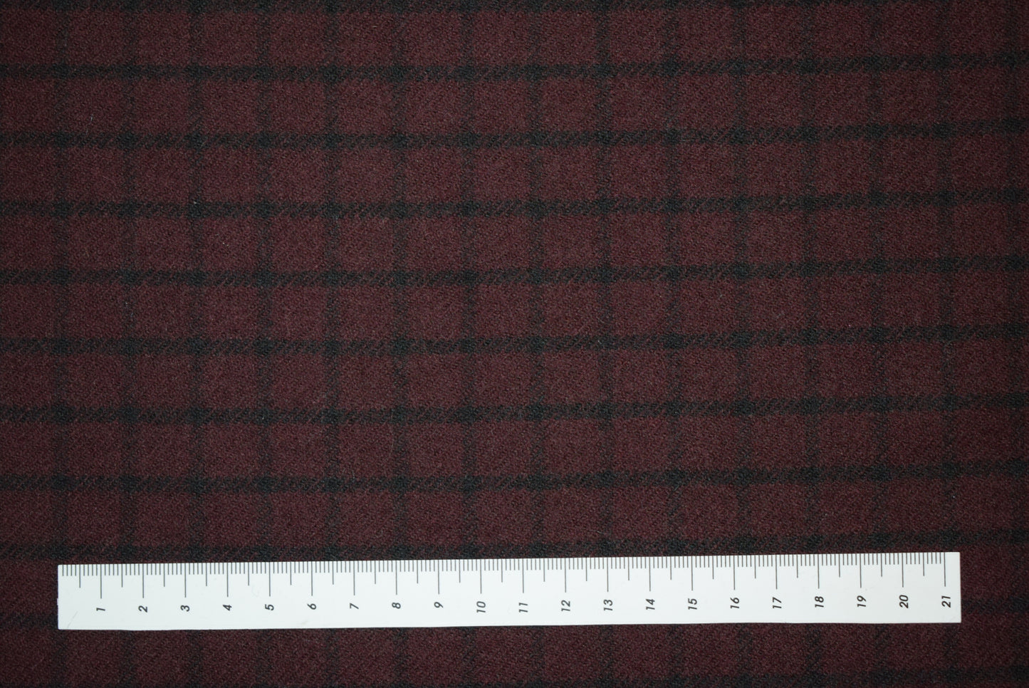 Burgundy Check Suiting