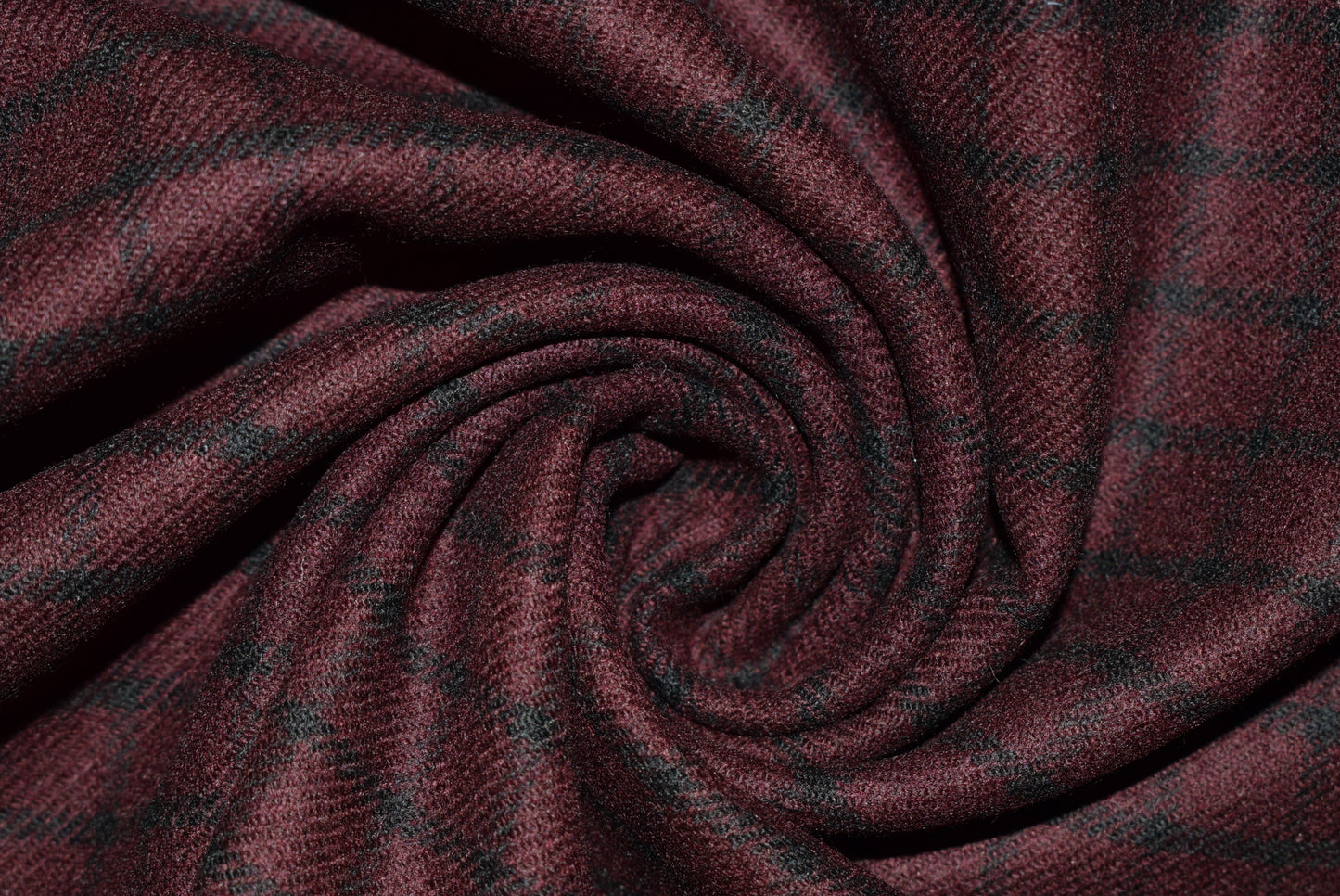 Burgundy Check Suiting