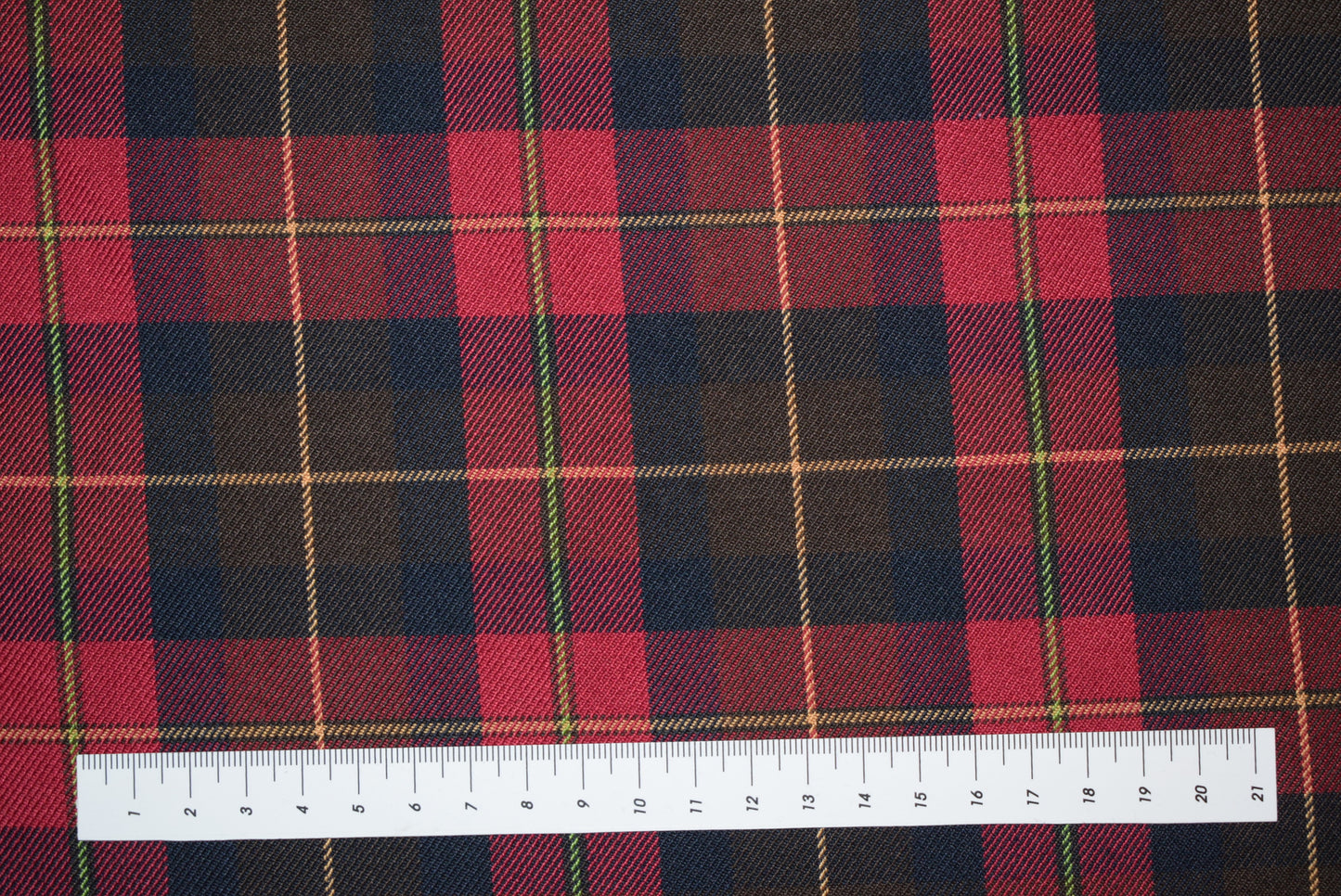 Tartan Check - Wine/Brown