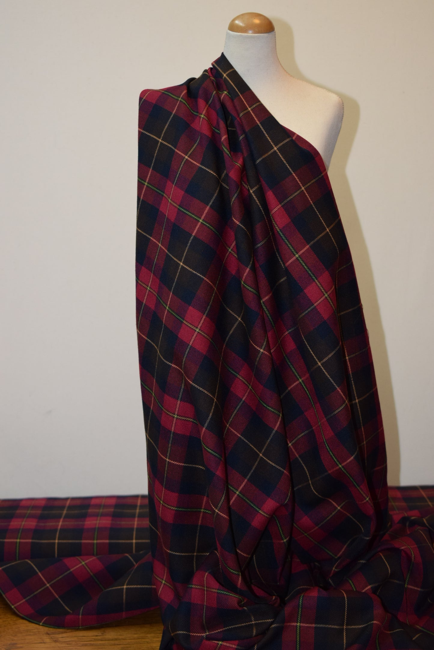 Tartan Check - Wine/Brown