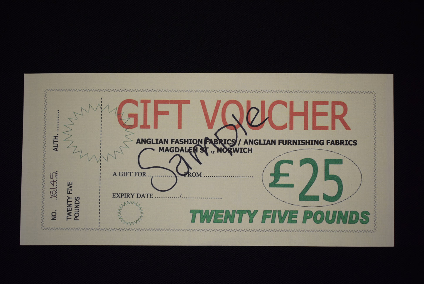 Gift Vouchers - 2 denominations