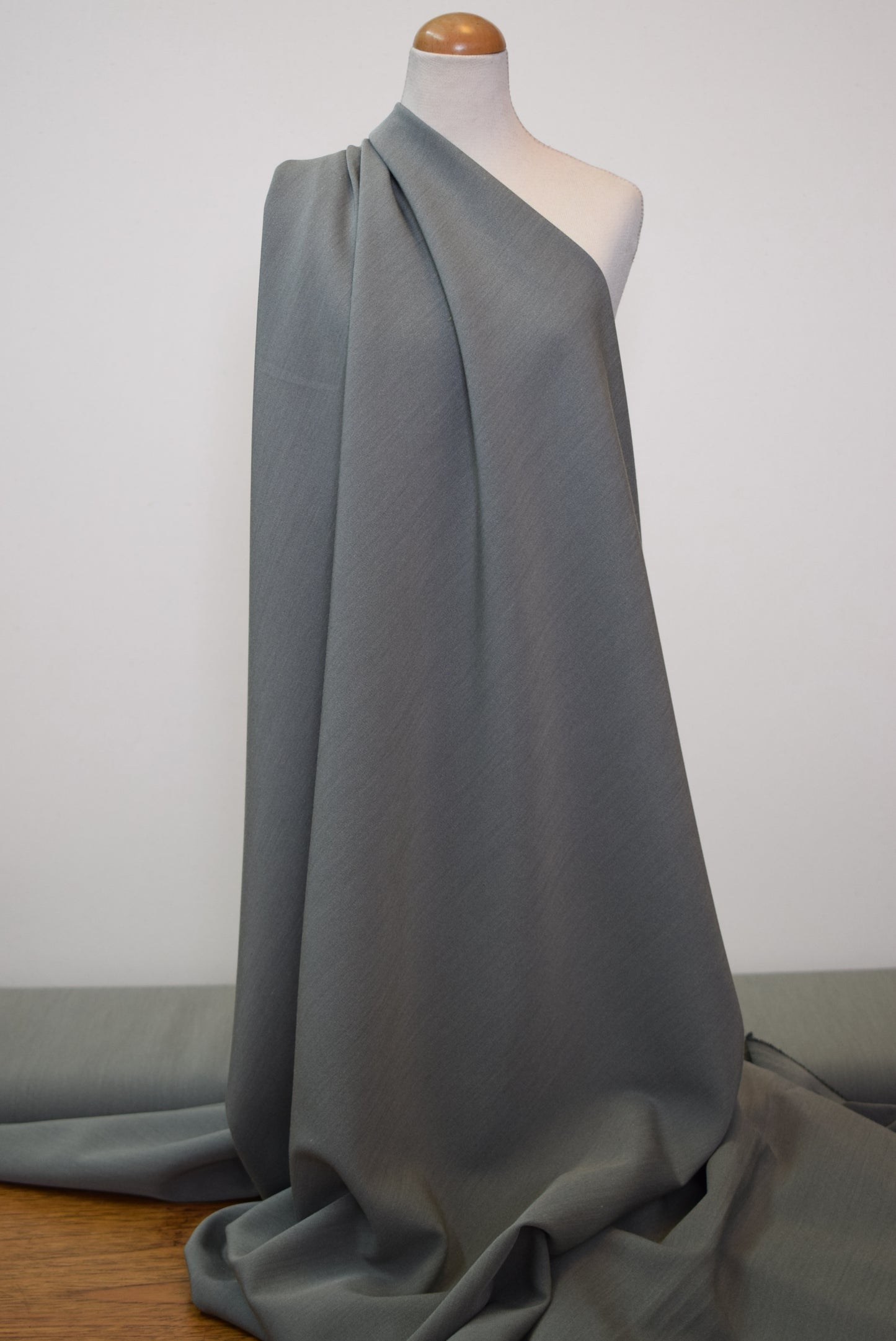 'Waterfall' Washable Suiting - Slate