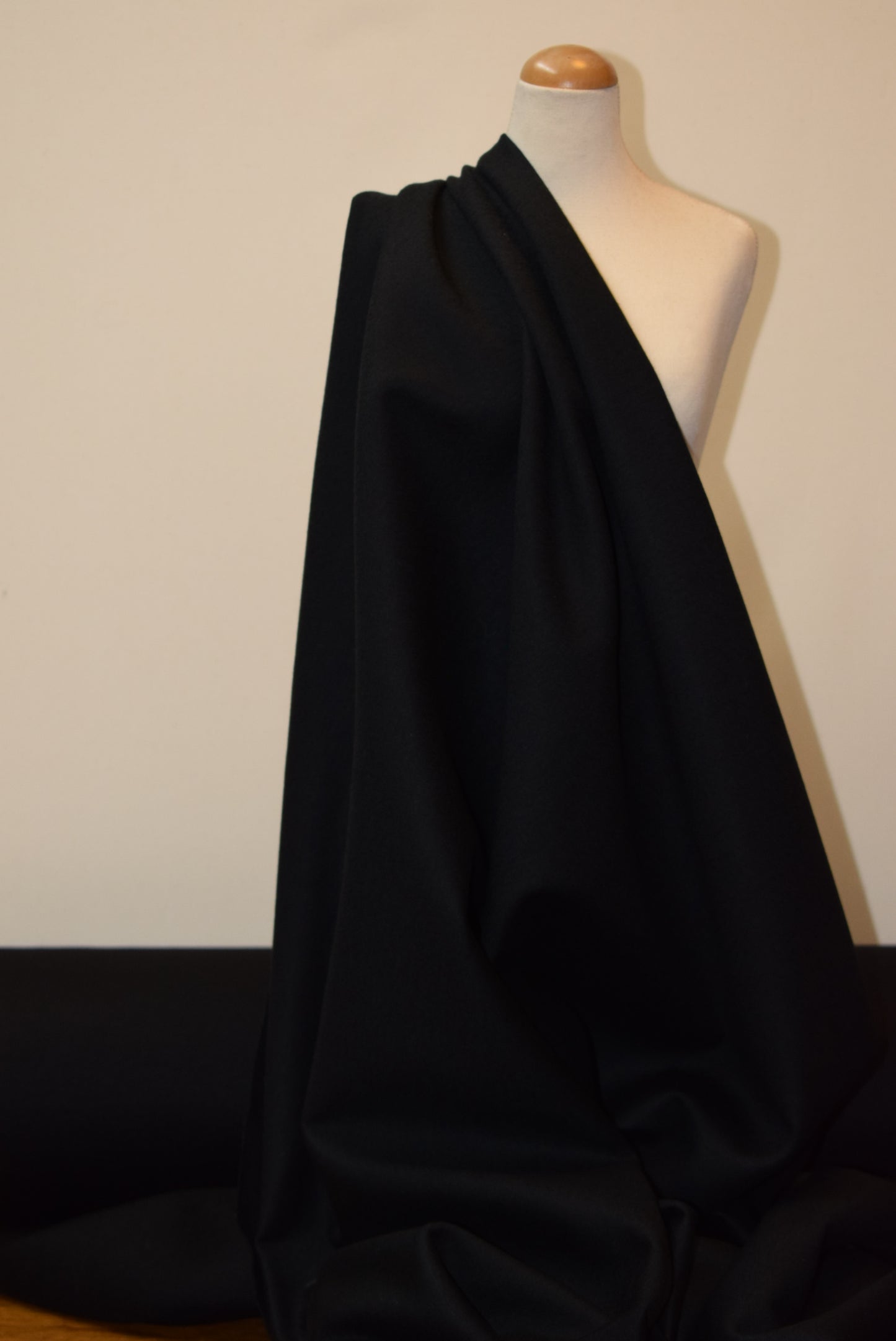 Black Felted Jersey