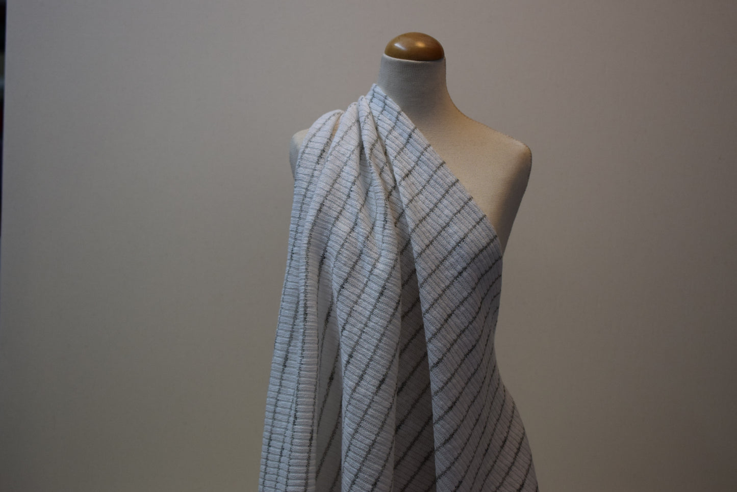 Striped Marl Rib Knit