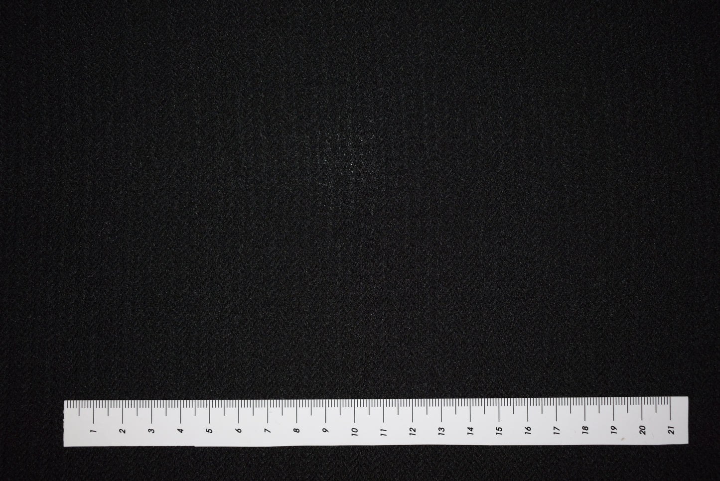 Black Silk Herringbone Plissé