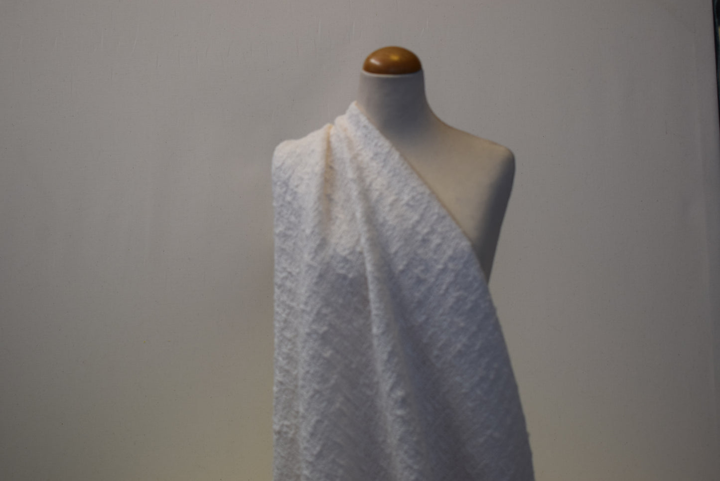 Winter White Bouclé Tweed