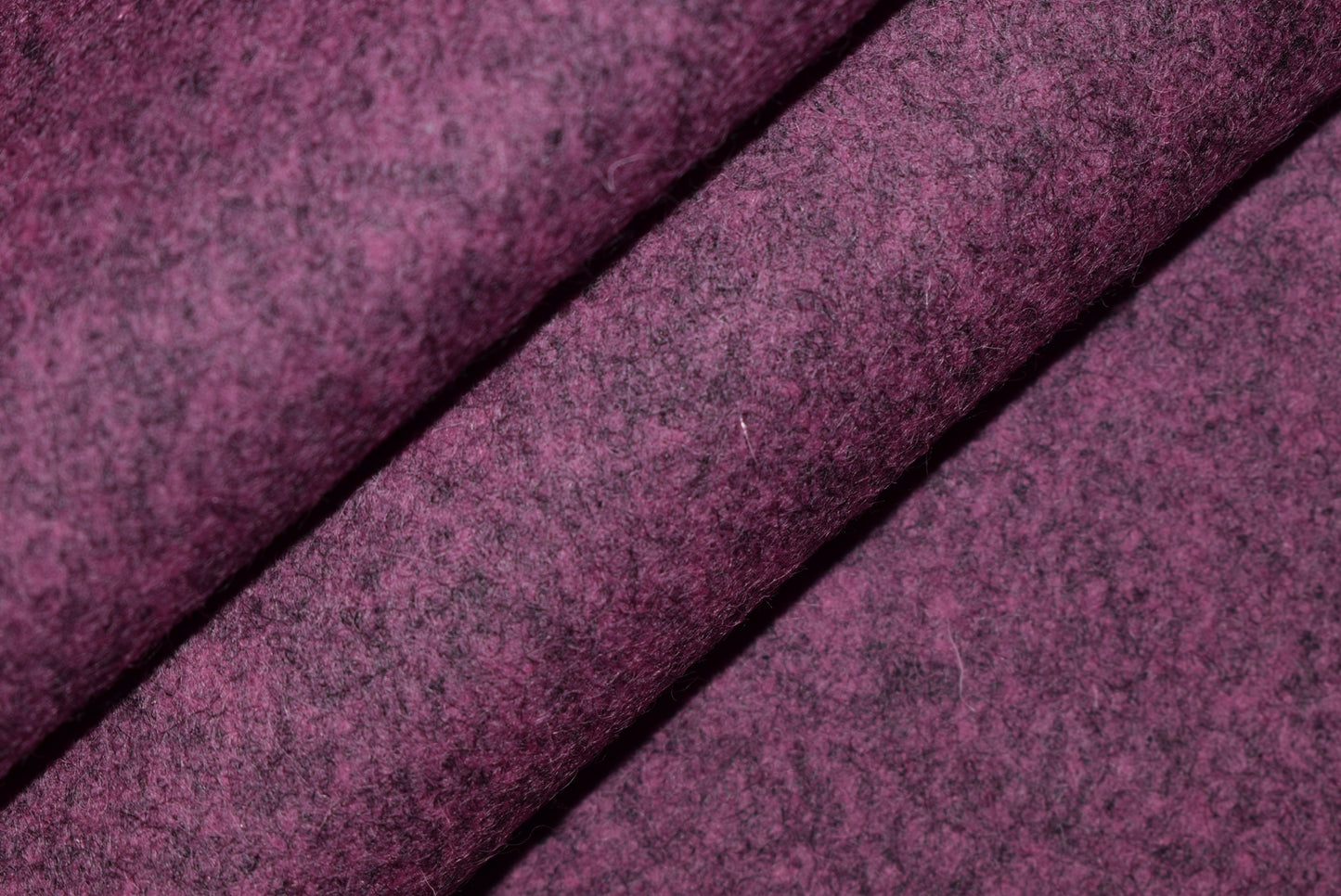'Blackcurrant Crush' Felted Wool