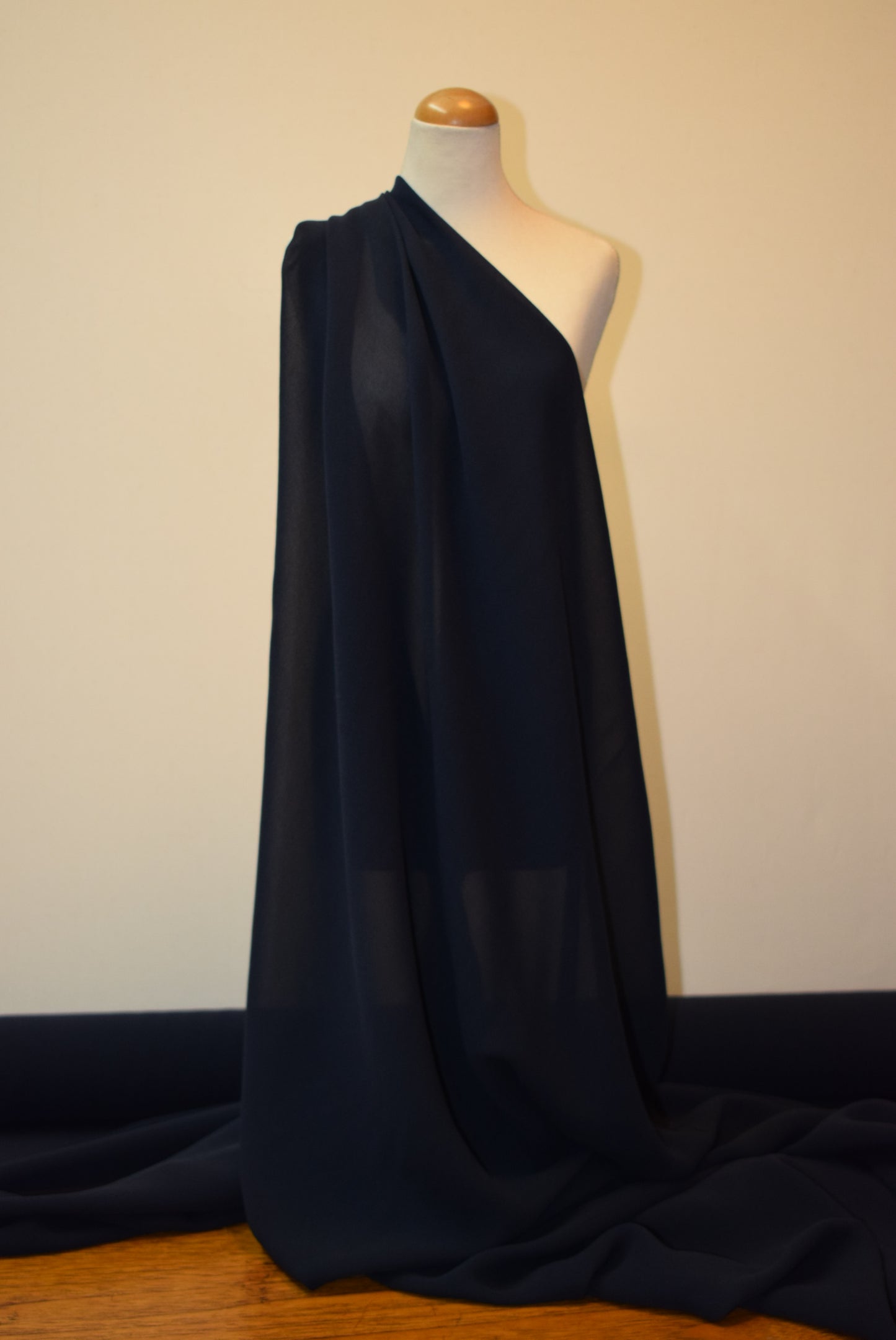 Silk Chiffon - Navy