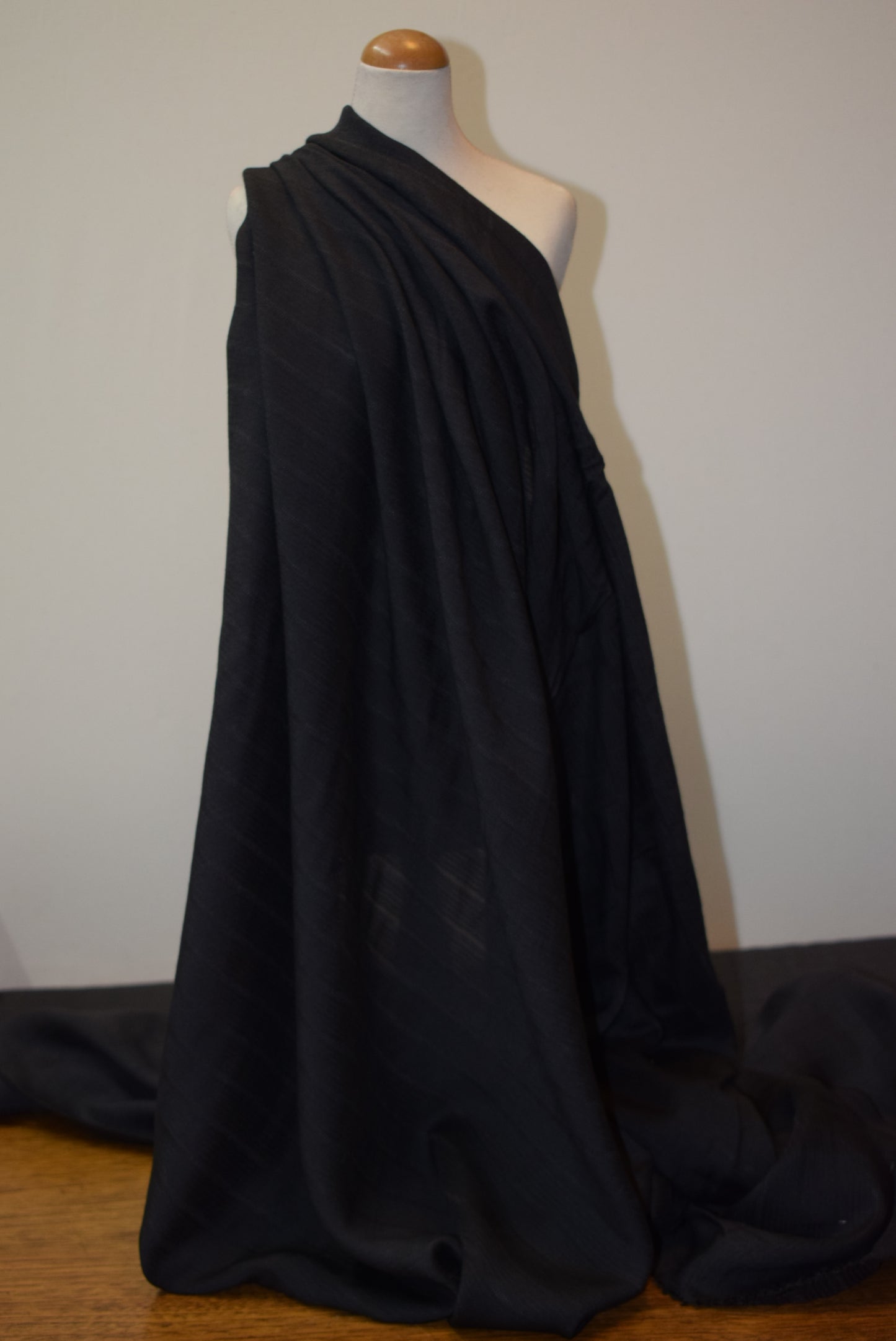 Dark Brown Leno Stripe