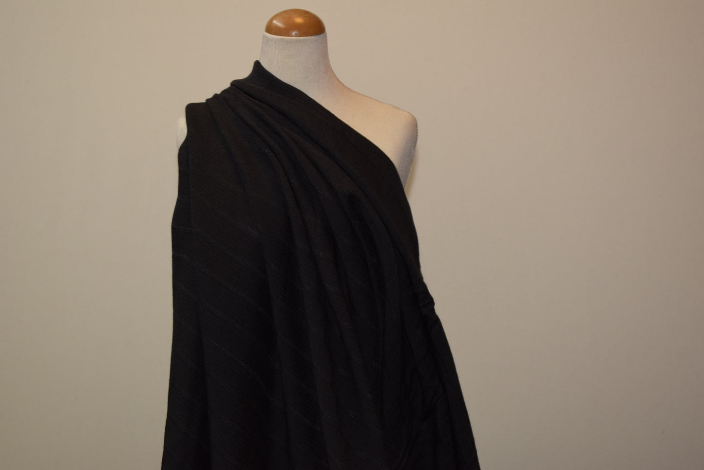 Dark Brown Leno Stripe