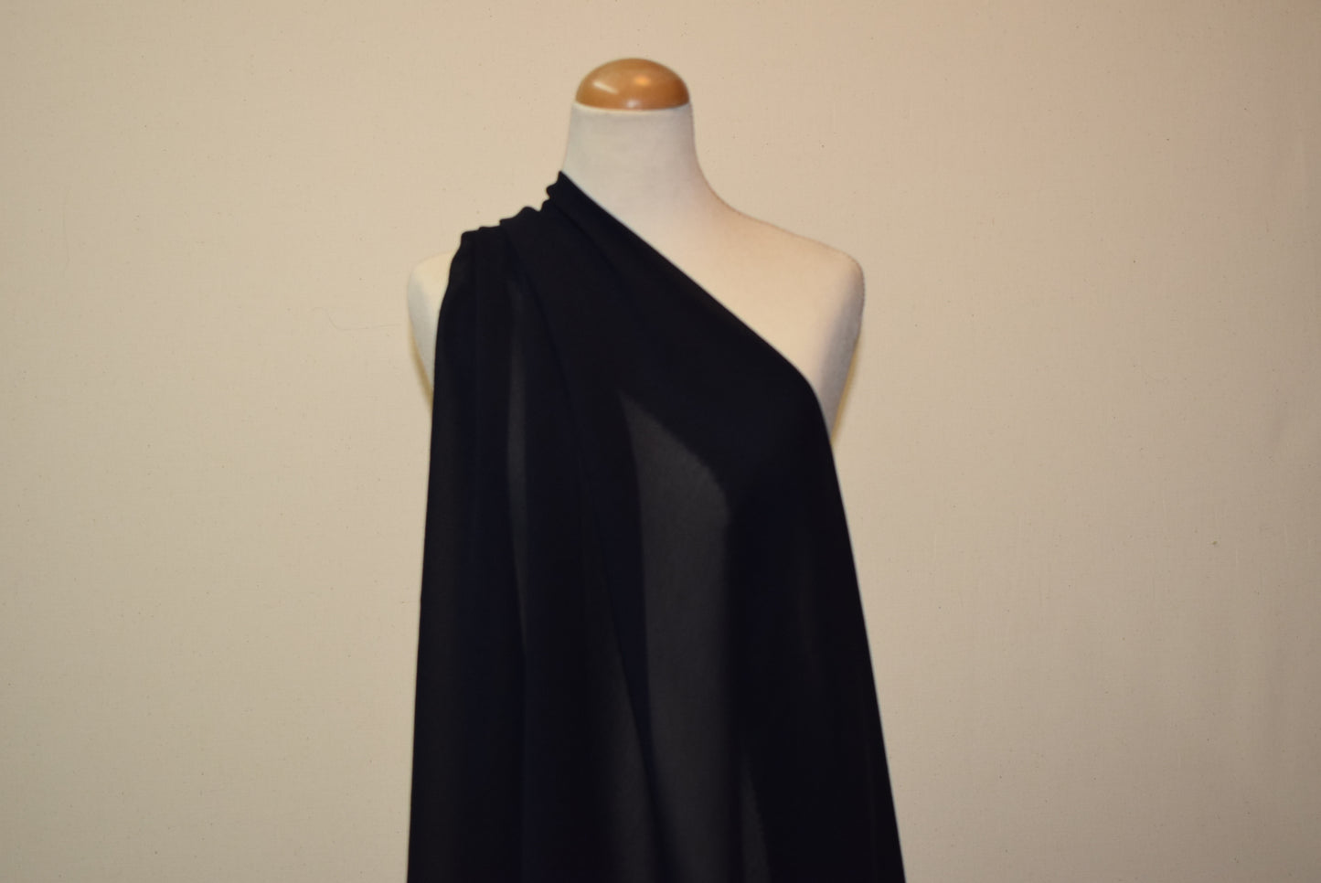 Silk Chiffon - Very Dark Navy
