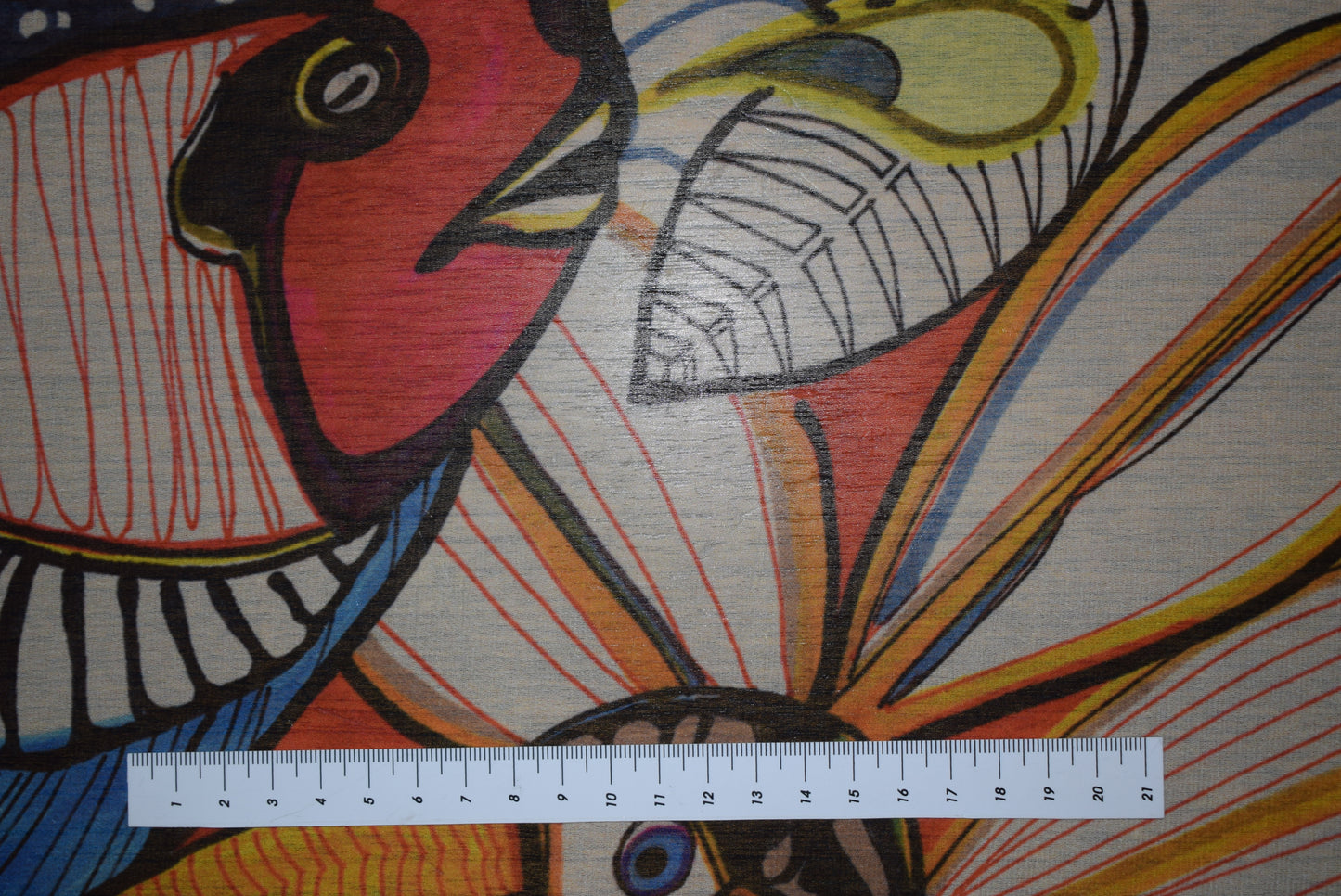 'Secret Toucan' Chiffon