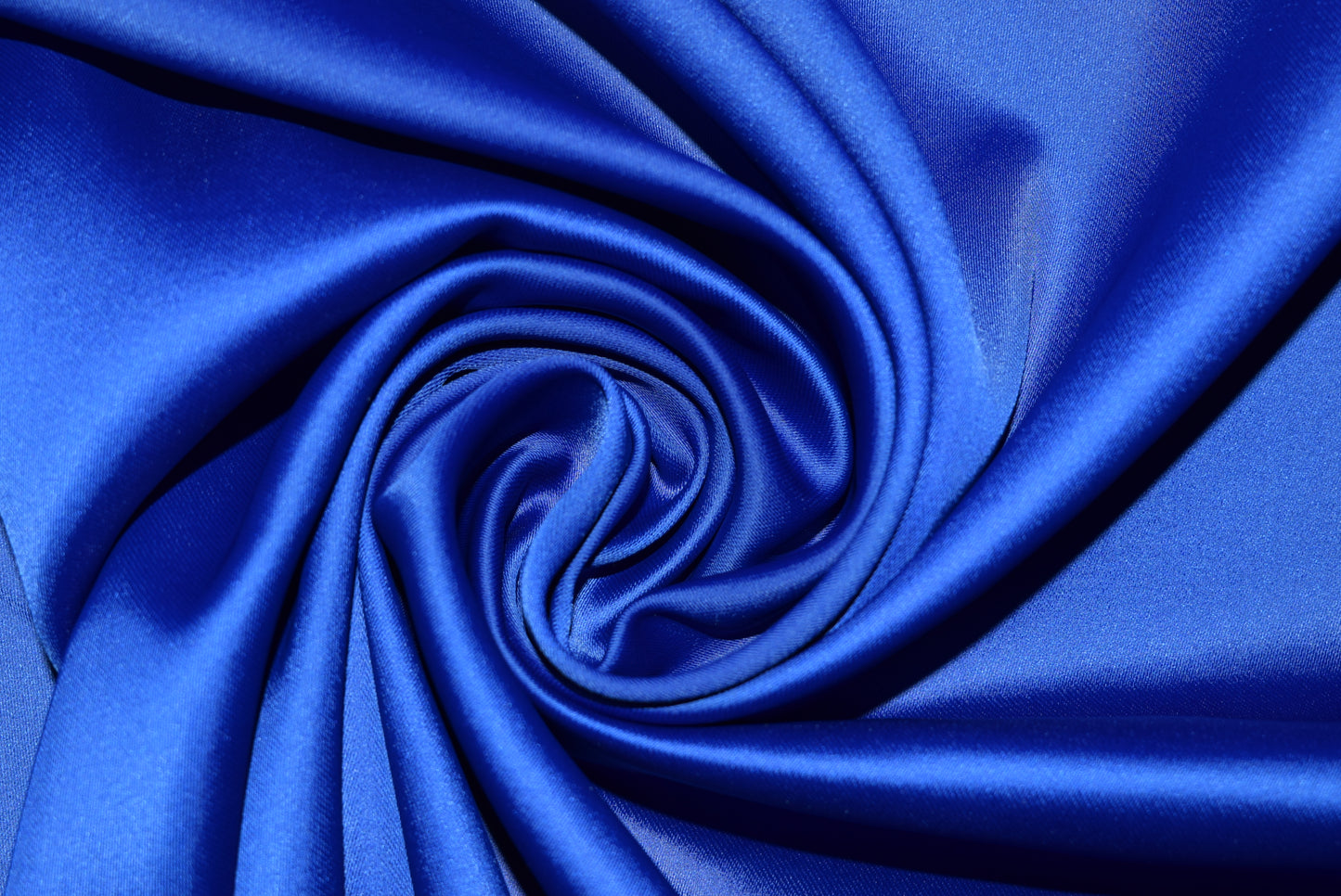 'Vienna' Stretch Satin - Royal